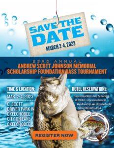 2023 ASJMSF Bass Tournament Flyer
