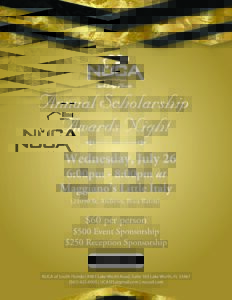 Scholarship Night Flyer 2023