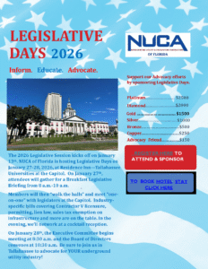 2026 NUCA Legislative Days Flyer