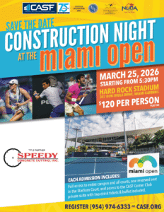 Construction Night Flyer 2026 – Miami Open
