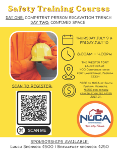 NUCA Safety Classes – July 2026